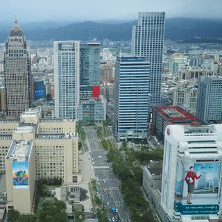 Taipei seen from Taipei 101.
