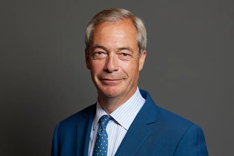 Official portrait of Nigel Farage